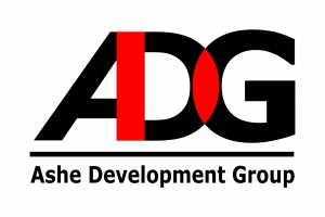 This logo is one option made for Ashe Development Group